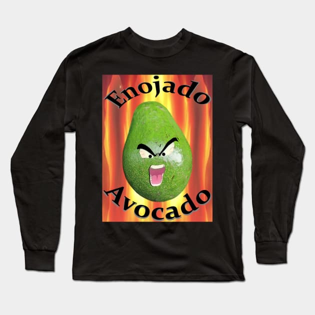 Enojado Avocado Long Sleeve T-Shirt by asimplefool